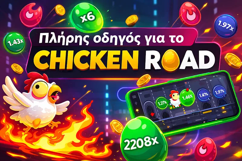 Chicken Road παιχνίδι και οδηγός για Ελλάδα
