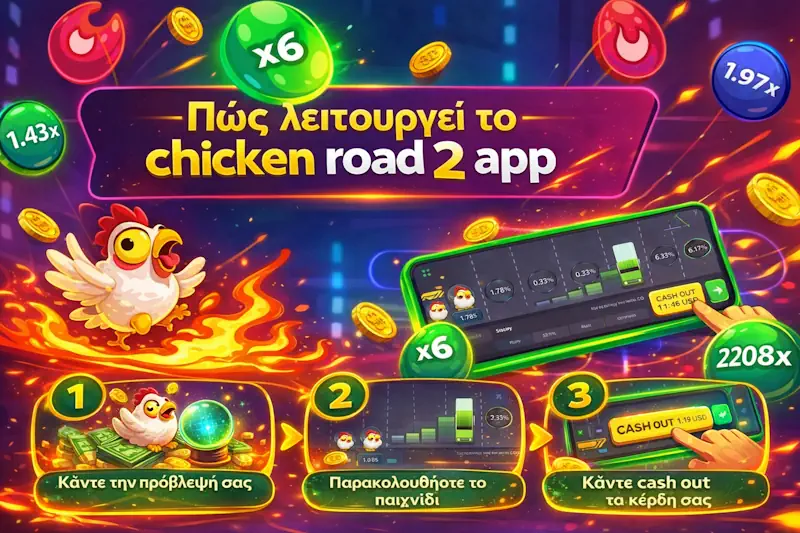 Πώς λειτουργεί το chicken road 2 app